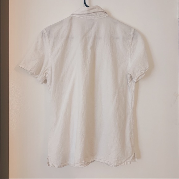 White Notch Collar Shirt - Picture 4 of 6